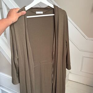 Elegant Women's Robe in Olive